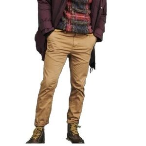 NWT George Slim Straight Stretch Chino Pants Waist 40” Inseam 25.5” (hemmed) New